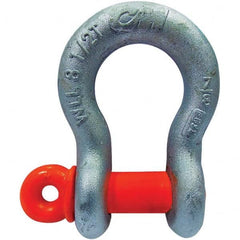 CM - Shackles Nominal Chain Size: 1-3/8 Load Limit (Ton): 17.00 - Best Tool & Supply