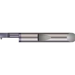 Micro 100 - Single Point Threading Tools; Thread Type: Internal ; Material: Solid Carbide ; Profile Angle: 60 ; Threading Diameter (Decimal Inch): 0.1600 ; Cutting Depth (Decimal Inch): 1.0000 ; Maximum Threads Per Inch: 56 - Exact Industrial Supply