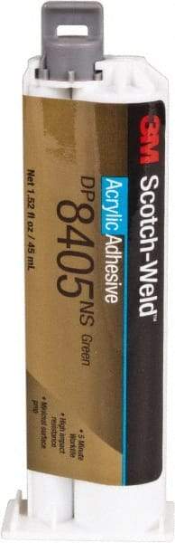 3M - 45 mL Cartridge Two Part Acrylic Adhesive - 5 min Working Time, Series DP8405NS - Best Tool & Supply