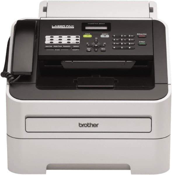 Brother - Silver Fax Machine - Use with Paper - Best Tool & Supply