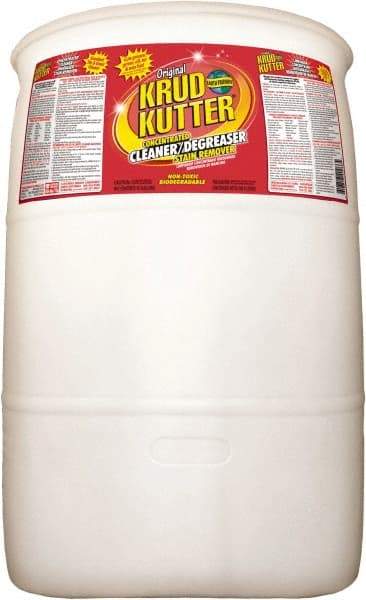 Krud Kutter - 55 Gal Drum Cleaner/Degreaser - Liquid, Water-Based, Mild - Best Tool & Supply