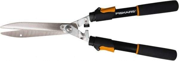 Fiskars - Telescopic Hedge Shears - 10" Long Steel Blade, 33" Long Handle with Grips - Best Tool & Supply