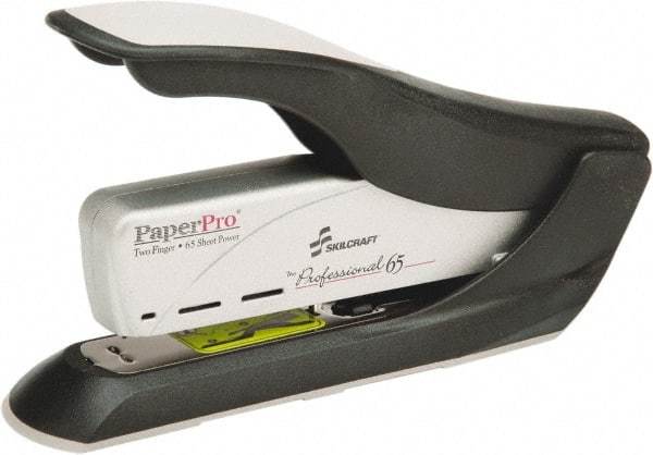 Ability One - 65 Sheet Desktop Stapler - Black & Silver - Best Tool & Supply