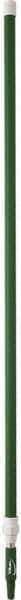 Vikan - 115 x 1-1/4" Aluminum Squeegee Handle - European Threaded Connection, Green, Telescoping - Best Tool & Supply