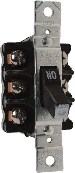 Cooper Wiring Devices - 3 Poles, 30 Amp, 3PST, NEMA, Open Toggle Manual Motor Starter - 42.93mm Wide x 44.45mm Deep x 96.77mm High, 15 hp, CSA C22.2 No. 14, NEMA 1 & UL 508 - Best Tool & Supply