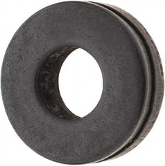 TE-CO - 1/4" Screw, Grade 1010 Steel Standard Flat Washer - 9/32" ID x 5/8" OD, 3/16" Thick, Black Oxide Finish - Best Tool & Supply