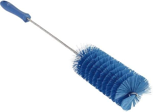 Vikan - 2-3/8" Diam Polyester Valve Brush - 19-5/8" OAL, 5-13/16" Head Length, Polypropylene & Stainless Steel Handle - Best Tool & Supply