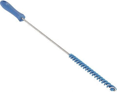 Vikan - 0.4" Diam Polyester Valve Brush - 19-5/8" OAL, 5-11/16" Head Length, Polypropylene & Stainless Steel Handle - Best Tool & Supply