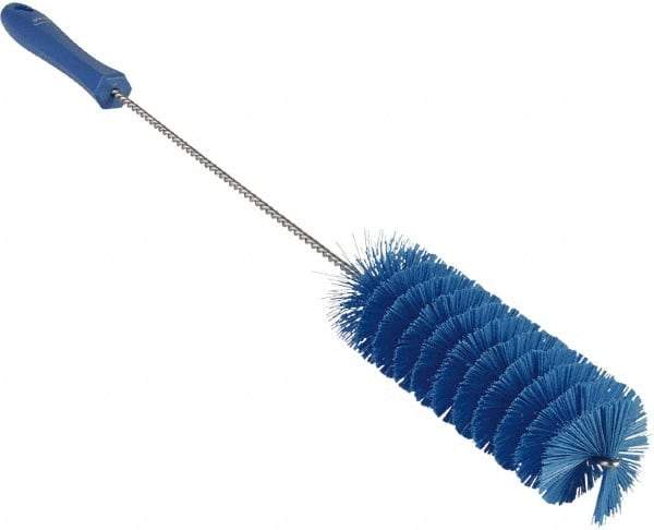 Vikan - 2" Diam Polyester Valve Brush - 19-5/8" OAL, 5-15/16" Head Length, Polypropylene & Stainless Steel Handle - Best Tool & Supply