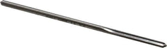 Made in USA - 1/8" Cobalt 4 Flute Chucking Reamer - Straight Flute, 0.119" Straight Shank, 7/8" Flute Length, 3-1/2" OAL - Best Tool & Supply