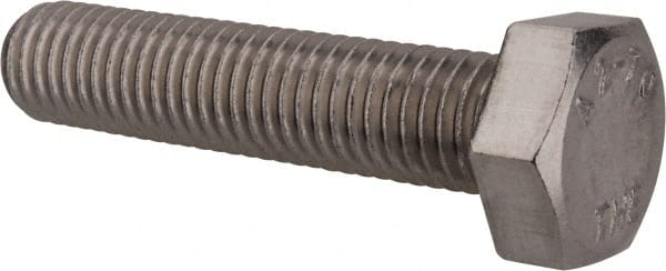 Value Collection - M12x1.75mm Metric Coarse, 55mm Length Under Head Hex Head Cap Screw - Best Tool & Supply