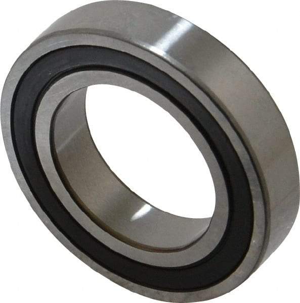 SKF - 25mm Bore Diam, 42mm OD, Double Seal Thin Section Radial Ball Bearing - 9mm Wide, 1 Row, Round Bore, 899 Lb Static Capacity, 1,490 Lb Dynamic Capacity - Best Tool & Supply