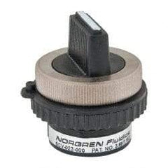 Norgren - 10-32 UNF Selector Valve - 2-Way, 3 Position, 0.03 CV Rate & Rotary Switch Detented - Best Tool & Supply