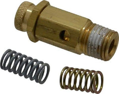 Midwest Control - 1/4" Non-Code Safety Valve - For Use with Compressed Air Systems, 1.77" High - Best Tool & Supply