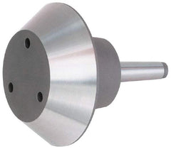 Bison - 5MT Taper, Steel Lathe Pipe Head Point - 9.51" OAL, 3,200 Max RPM, Compatible with Live Centers - Best Tool & Supply