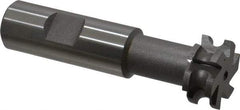 Value Collection - 1/8" Radius, 1/4" Circle Diam, 1" Cutter Diam, 1/8" Cutting Width, Shank Connection, Concave Radius Cutter - 3/4" Shank Diam, 3-1/2" OAL, High Speed Steel, Uncoated, 6 Teeth, Weldon Flat - Best Tool & Supply