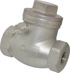 Sharpe Valves - 1/4" Stainless Steel Check Valve - FNPT x FNPT, 200 WOG - Best Tool & Supply