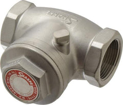 Sharpe Valves - 1-1/4" Stainless Steel Check Valve - FNPT x FNPT, 200 WOG - Best Tool & Supply