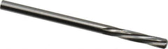 Magafor - 3.3299mm Solid Carbide 6 Flute Chucking Reamer - Spiral Flute, 0.1311" Straight Shank, 19/32" Flute Length, 2-1/4" OAL - Best Tool & Supply