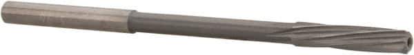 Magafor - 3.9599mm Solid Carbide 6 Flute Chucking Reamer - Spiral Flute, 0.158" Straight Shank, 3/4" Flute Length, 2-61/64" OAL - Best Tool & Supply