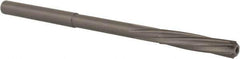 Magafor - #16 Solid Carbide 6 Flute Chucking Reamer - Spiral Flute, 0.177" Straight Shank, 53/64" Flute Length, 3-5/32" OAL - Best Tool & Supply