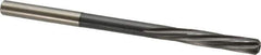 Magafor - 5.53mm Solid Carbide 6 Flute Chucking Reamer - Spiral Flute, 0.216" Straight Shank, 1-1/32" Flute Length, 3-21/32" OAL - Best Tool & Supply