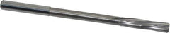 Magafor - 6.03mm Solid Carbide 6 Flute Chucking Reamer - Spiral Flute, 0.236" Straight Shank, 1-7/64" Flute Length, 3-31/32" OAL - Best Tool & Supply