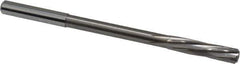 Magafor - 6.21mm Solid Carbide 6 Flute Chucking Reamer - Spiral Flute, 0.236" Straight Shank, 1-7/64" Flute Length, 3-31/32" OAL - Best Tool & Supply