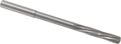 Magafor - 6.74mm Solid Carbide 6 Flute Chucking Reamer - Spiral Flute, 0.276" Straight Shank, 1-7/32" Flute Length, 4-9/32" OAL - Best Tool & Supply