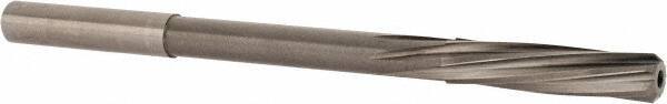 Magafor - 6.98mm Solid Carbide 6 Flute Chucking Reamer - Spiral Flute, 0.276" Straight Shank, 1-7/32" Flute Length, 4-9/32" OAL - Best Tool & Supply