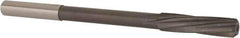 Magafor - 7.54mm Solid Carbide 6 Flute Chucking Reamer - Spiral Flute, 0.276" Straight Shank, 1-7/32" Flute Length, 4-9/32" OAL - Best Tool & Supply