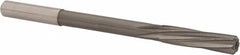 Chucking Reamer: 0.3138″ Dia, 4-5/8″ OAL, 1-19/64″ Flute Length, Straight Shank, Solid Carbide 6 Flute, RH