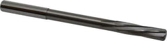 Magafor - 8.7503mm Solid Carbide 6 Flute Chucking Reamer - Spiral Flute, 0.354" Straight Shank, 1-27/64" Flute Length, 4-31/32" OAL - Best Tool & Supply