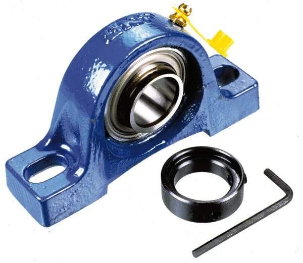 SKF - 1-7/16" ID, Ball Bearing Pillow Block - 1-7/16 Inch Shaft, - Best Tool & Supply