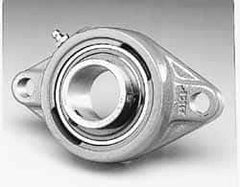 SKF - 1-1/2" ID, 2-Bolt Flange - 1-1/2 Inch Shaft - Best Tool & Supply