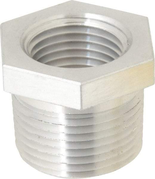 Latrobe Foundry - 3/4 x 1/2" Aluminum Pipe Hex Bushing - 150 psi, M x F End Connection, Grade 356-F - Best Tool & Supply