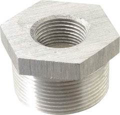 Latrobe Foundry - 1-1/2 x 3/4" Aluminum Pipe Hex Bushing - 150 psi, M x F End Connection, Grade 356-F - Best Tool & Supply