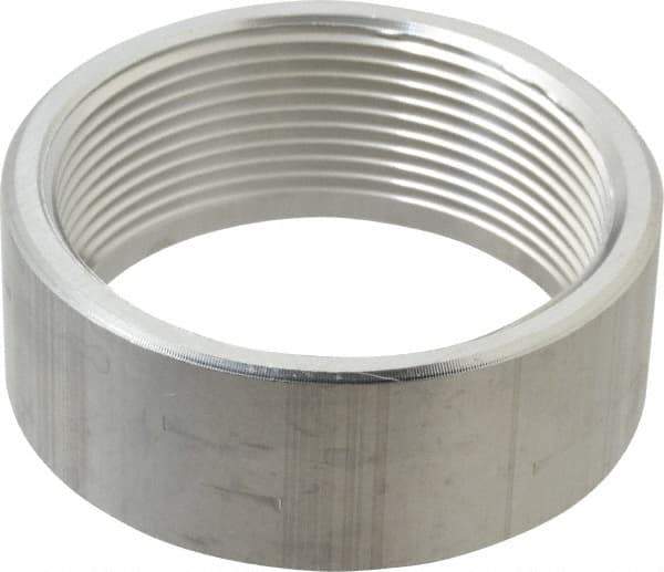 Latrobe Foundry - 3" Aluminum Pipe Half Coupling - 150 psi, F End Connection, Grade 6061-T6 - Best Tool & Supply