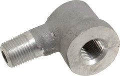 Latrobe Foundry - 1/8" Aluminum Pipe 90° Street Elbow - 150 psi, M x F End Connection, Grade 356-F - Best Tool & Supply