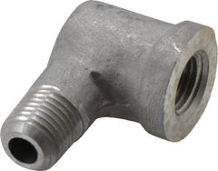 Latrobe Foundry - 1/4" Aluminum Pipe 90° Street Elbow - 150 psi, M x F End Connection, Grade 356-F - Best Tool & Supply