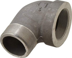 Latrobe Foundry - 2" Aluminum Pipe 90° Street Elbow - 150 psi, M x F End Connection, Grade 356-F - Best Tool & Supply