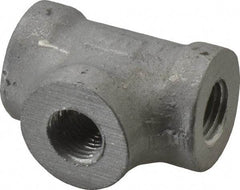 Latrobe Foundry - 1/4" Aluminum Pipe Tee - 150 psi, F End Connection, Grade 356-F - Best Tool & Supply