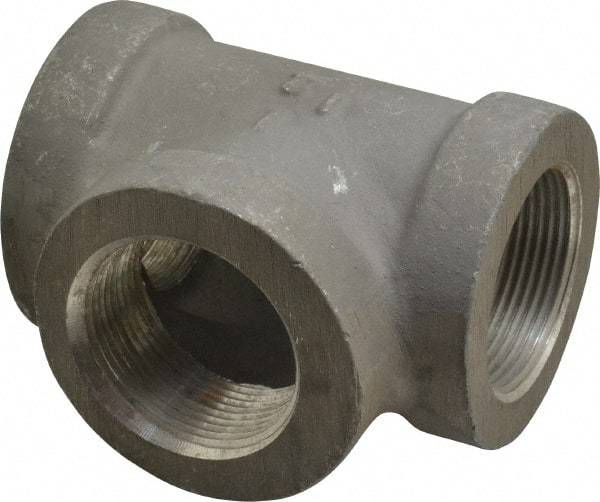 Latrobe Foundry - 1-1/2" Aluminum Pipe Tee - 150 psi, F End Connection, Grade 356-F - Best Tool & Supply