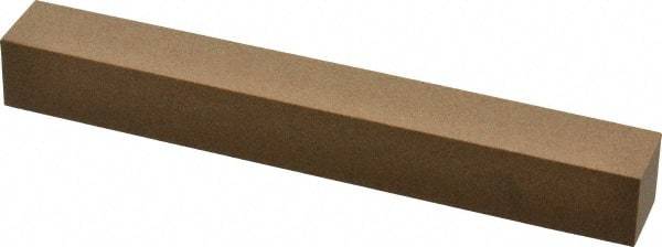 Made in USA - 6" Long x 3/4" Wide x 3/4" Thick, Aluminum Oxide Sharpening Stone - Square, Medium Grade - Best Tool & Supply