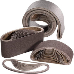 Sait - 3" Wide x 21" OAL, 40 Grit, Aluminum Oxide Abrasive Belt - Aluminum Oxide, Coarse, Coated, X Weighted Cloth Backing - Best Tool & Supply