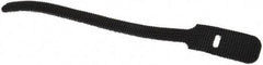 SpeedTech - 6" Long Black Nylon & Polyethylene Hook & Loop Strap - 40 Lb Tensile Strength - Best Tool & Supply