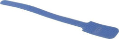 SpeedTech - 6" Long Blue Nylon & Polyethylene Hook & Loop Strap - 40 Lb Tensile Strength - Best Tool & Supply