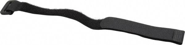 SpeedTech - 12" Long Black Nylon Hook & Loop Strap - 50 Lb Tensile Strength - Best Tool & Supply