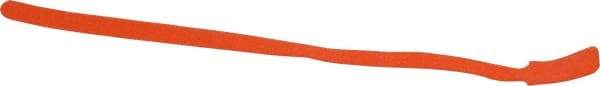 SpeedTech - 13" Long Orange Nylon & Polyethylene Mountable Cable Tie - 40 Lb Tensile Strength, 3-1/4" Max Bundle Diam - Best Tool & Supply