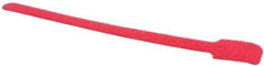 SpeedTech - 9" Long Red Nylon & Polyethylene Mountable Cable Tie - 40 Lb Tensile Strength, 2" Max Bundle Diam - Best Tool & Supply